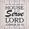 Joshua 24:15 - Me and My House - Bible Verses To Go