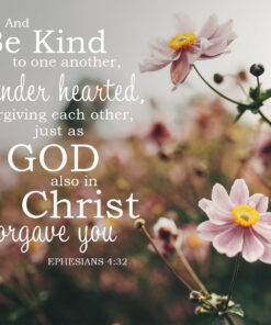 Ephesians 4:32 - Be Kind & Forgiving - Bible Verses To Go
