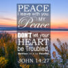 John 14:27 - Peace to You - Bible Verses To Go