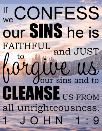 1 John 1:9 – He Is Faithful