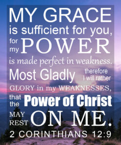 2 Corinthians 12:9 - Power - Bible Verses To Go