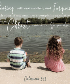 Colossians 3:13 - Forgiving Others - Bible Verses To Go