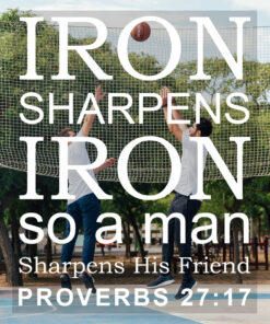 Proverbs 27:17 - Iron Sharpens Iron - Bible Verses To Go