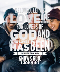 1 John 4:7 - Love One Another - Bible Verses To Go