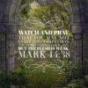 Mark 14:38 - Watch and Pray - Bible Verses To Go