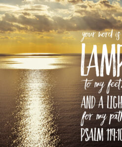Psalm 119:105 - Your Word - Bible Verses To Go