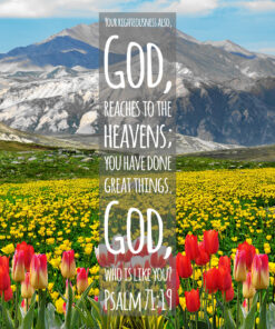 Psalm 71:19 - God, Who Is Like You? - Bible Verses To Go