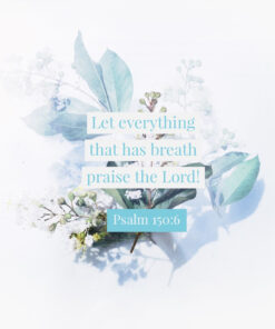Psalm 150:6 - Praise the Lord - Bible Verses To Go