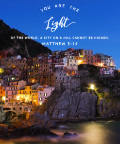 Matthew 5:14 - Light of the World - Bible Verses To Go