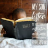 Proverbs 1:8 - My Son, Listen - Bible Verses To Go