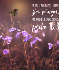 Psalm 103:8 - The Lord Is Merciful - Bible Verses To Go