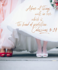 Colossians 3:14 - Walk in Love - Bible Verses To Go