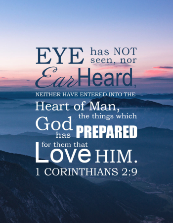 1 Corinthians 2:9 – Eye Not Seen
