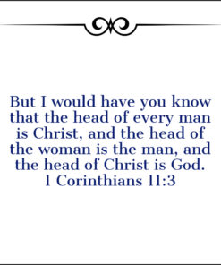 1 Corinthians 11:3 - Marriage Relationship - Bible Verses To Go