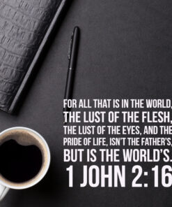 1 John 2:16 - Lust and Pride - Bible Verses To Go