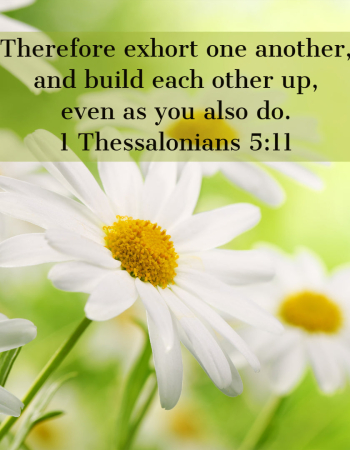 1 Thess 5:11 Build Others Up
