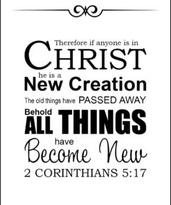 2 Corinthians 5:17 - All New - Bible Verses To Go
