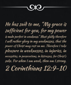 2 Corinthians 12:9-10 - My Grace Is Sufficient - Bible Verses To Go