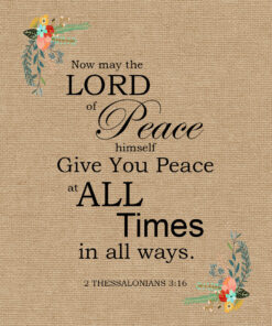2 Thessalonians 3:16 - Peace - Bible Verses To Go