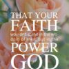 Christian Wallpaper - 3 Roses 1 Corinthians 2:5