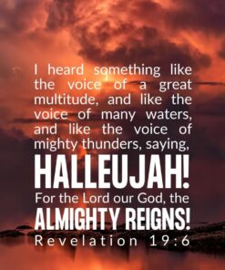 Christian Wallpaper - Almighty Reigns Revelation 19:6