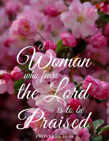 Apple Blossom Proverbs 31:30