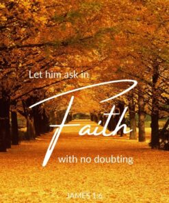 Ask in Faith James 1:6