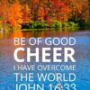 Christian Wallpaper - Autumn Lake John 16:33