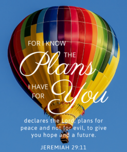 Christian Wallpaper – Balloon Jeremiah 29:11