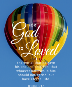 Christian Wallpaper – Balloon John 3:16