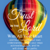 Christian Wallpaper – Balloon Proverbs 3:5-6