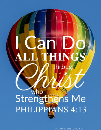 Balloon Philippians 4:13