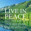 Christian Wallpaper - Banff Park 2 Corinthians 13:11