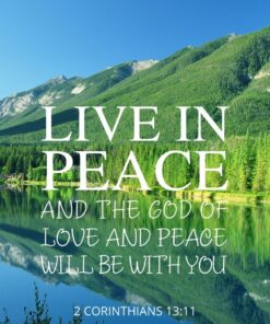 Christian Wallpaper - Banff Park 2 Corinthians 13:11