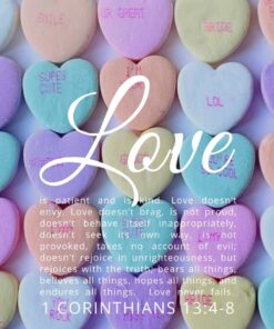 Christian Wallpaper – Be Mine 1 Corinthians 13:4-8