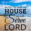 Christian Wallpaper – Beach2 Joshua 24:15