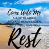 Christian Wallpaper – Beach Matthew 11:28