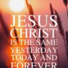 Christian Wallpaper - Beach Sunrise Hebrews 13:8