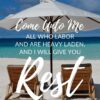 Christian Wallpaper – Beach Chairs Matthew 11:28