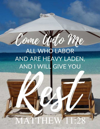 Beach Chairs Matthew 11:28