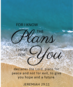 Christian Wallpaper - Beach Jeremiah 29:11