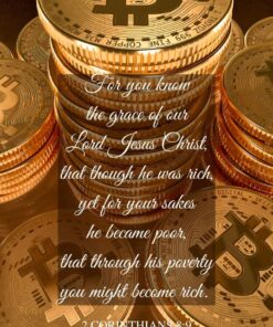 Christian Wallpaper - Become Rich 2 Corinthians 8:9