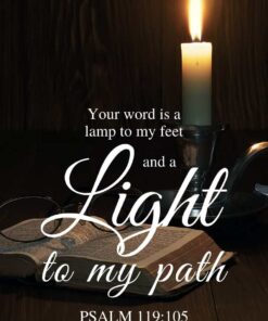Christian Wallpaper - Bible Psalm 119:105