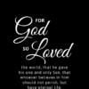 Christian Wallpaper – Black John 3:16