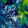 Christian Wallpaper - Blue-Green John 3:16