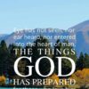 Christian Wallpaper - Blue Lake 1 Corinthians 2:9