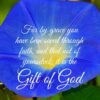 Christian Wallpaper - Blue Morning Ephesians 2:8