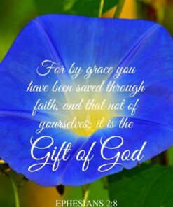 Christian Wallpaper - Blue Morning Ephesians 2:8