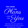 Christian Wallpaper – Blue Jeremiah 29:11
