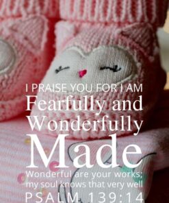 Christian Wallpaper - Booties n Blankets Psalm 139:14